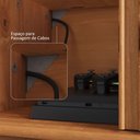 Ver imagem 2 de Rack Sala Minimalista Tv 75 Pés Madeira 175 Cm Freijó Simona