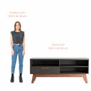 Ver imagem 4 de Rack para Tv 55 Polegadas Lín 1 Porta - Preto Fosco