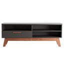 Ver imagem 2 de Rack para Tv 55 Polegadas Lín 1 Porta - Preto Fosco