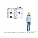 Ver imagem 3 de Armário Aéreo 1,20m com Portas de Vidro Favorita