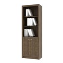 Ver imagem 5 de Armário Estante Alto para Escritório Home Office ME4110 MDP Nogal - Gran Belo