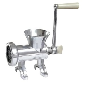 Moedor de Carne Manual N12, Máquina Processador Multiuso em Alumínio, Faça Seus Hambúrgueres.