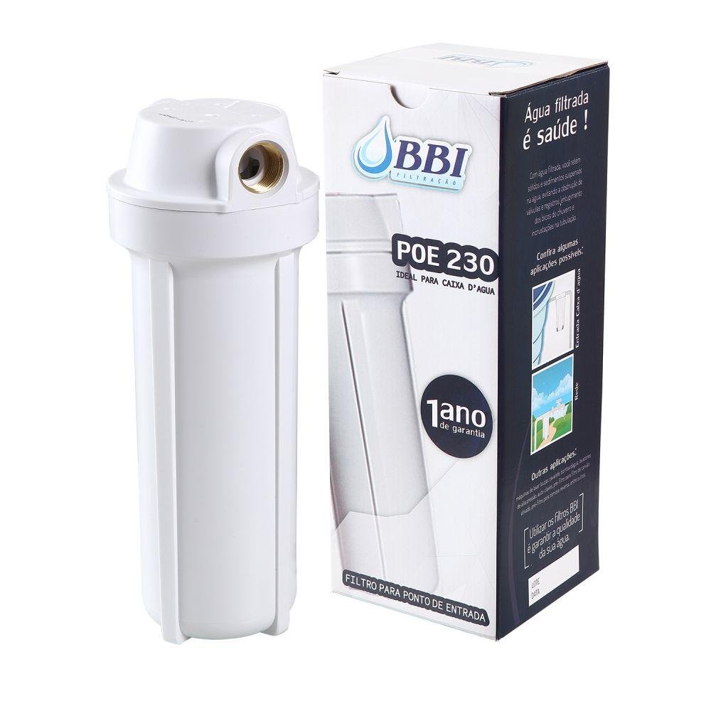 Filtro Poe para Caixa D'água 9"3/4 Branco Bbi - 2