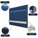 Ver imagem 7 de Rack com Painel para TV até 90 Polegadas 100% MDF Ripado com LED 250CMX228,8cm Nobre Azul