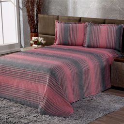 Jogo de Cama Casal Queen com Colcha e Porta Travesseiro - 3