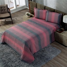 Jogo de Cama Casal Queen com Colcha e Porta Travesseiro - 2