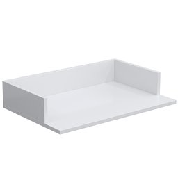 Kit 02 Suportes Suspensos Para Micro-ondas Forno 60x40 cm Class L03 Branco - Lyam Decor - 6