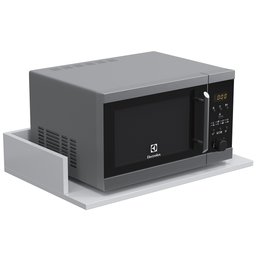 Kit 02 Suportes Suspensos Para Micro-ondas Forno 60x40 cm Class L03 Branco - Lyam Decor - 3