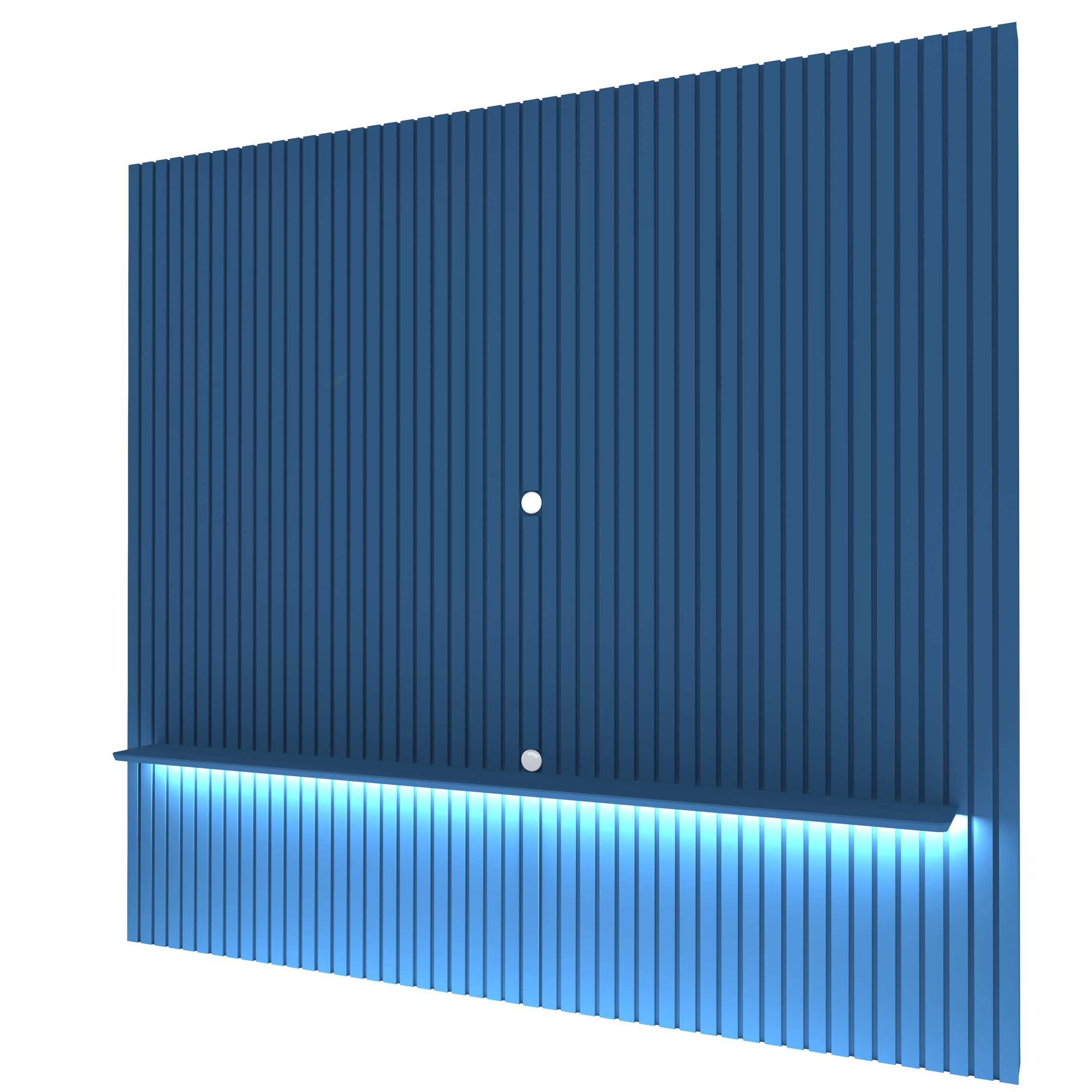 Painel Ripado para Tv até 85 Polegadas com Led 1 Prateleira Nobre 230cm - 10