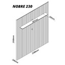 Ver imagem 4 de Painel Ripado para TV até 90 Polegadas 100% MDF com LED 230CMX250CM Nobre Azul