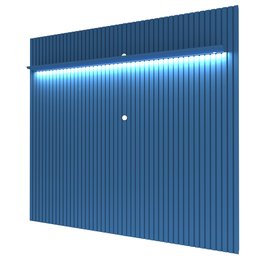Painel para TV até 90 Polegadas Ripado com LED 230cm 100% MDF Nobre - 12