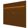 Painel para TV até 90 Polegadas Ripado com LED 230cm 100% MDF Nobre - 12