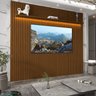 Painel para TV até 90 Polegadas Ripado com LED 230cm 100% MDF Nobre - 7