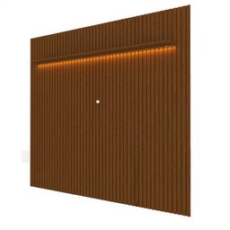 Painel para TV até 90 Polegadas Ripado com LED 230cm 100% MDF Nobre - 8