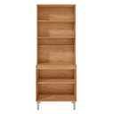 Ver imagem 4 de Paneleiro de Cozinha Nina 80cm 4 Portas Amêndoa e Branco
