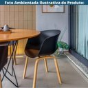 Ver imagem 6 de Kit 4 Cadeiras Toledo Fratini Assento em Polipropileno Preto Base Aço Acabamento Idêntico Á