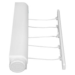 Varal Retratil de Parede 6 Ganchos 5 Cordas Ajustavel Extensivel Secador de Roupa Lavanderia Casa Ap - 14