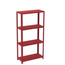 Ver imagem 2 de Estante com Estrutura Metálica com 4 Prateleiras Espresso Móveis