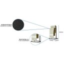 Ver imagem 7 de Kit Porta Toalha Duplo e Lixeira Para Banheiro Level Preto