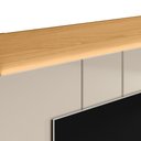 Ver imagem 3 de Painel Tv 75" Home Suspenso Sala 200cm Charlote com Porta Basculante Off White L04 - D'Rossi