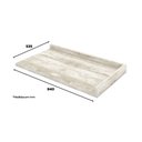 Ver imagem 4 de Balcão Canto Reto com Tampo 1 Porta Americana Henn - Branco Hp Fosco/calcare