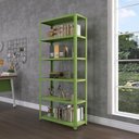 Ver imagem 3 de Estante com Estrutura Metálica com 6 Prateleiras Espresso Móveis