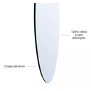 Ver imagem 6 de Espelho para Hall Entrada Decorativo Led Frio Suporte 51cm