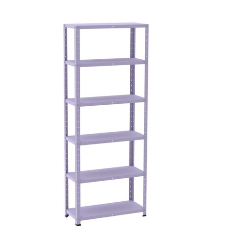 Estante com Estrutura Metálica com 6 Prateleiras Espresso Móveis Rosa/Lilás