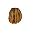 Ver imagem 1 de Tábua Flora Orgânica 5 para Servir e Frios com Rebaixo - Madeira de Teca 2x17x21cm