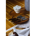 Ver imagem 3 de Tábua Flora Orgânica 5 para Servir e Frios com Rebaixo - Madeira de Teca 2x17x21cm