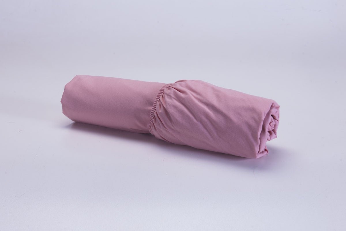 Lençol Avulso C/ Elástico Queen Altura 45cm 100% Algodão Percal 200 Fios Rose - 1