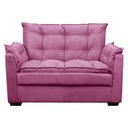 Ver imagem 2 de Sofá 2 Lugares Confortável Pequeno 140cm Small Cores Herrero Cor:rosa