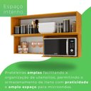 Ver imagem 6 de Armário Aéreo para Cozinha Porta Microondas 100% Mdf Paloma