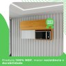 Armário Aéreo para Cozinha Porta Microondas 100% Mdf Paloma - 5