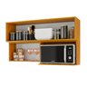 Armário Aéreo para Cozinha Porta Microondas 100% Mdf Paloma - 2