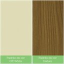 Ver imagem 2 de Mesa De Jantar Tampo Em Mdf 120cm Zuri Casa 812 Nature Off White