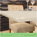 Ver imagem 6 de Mesa De Jantar Tampo Em Mdf 120cm Zuri Casa 812 Nature Off White