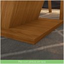 Ver imagem 3 de Mesa De Jantar Tampo Em Mdf 120cm Zuri Casa 812 Nature Off White