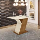 Ver imagem 1 de Mesa De Jantar Tampo Em Mdf 120cm Zuri Casa 812 Nature Off White