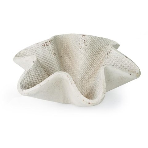 Centro de Mesa Resina Branco 48cm