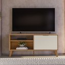 Ver imagem 2 de Rack para Tv até 50 Polegadas Madri com 1 Portas Nature/off White Peternella