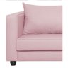 Sofá 2 Lugares Lisboa Suede Rosa Bebê - 2