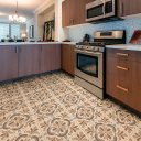 Ver imagem 3 de 10 Pisos Azulejo Porcelanato Autocolante Lavável para Chão ou Parede