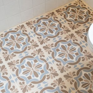10 Pisos Azulejo Porcelanato Autocolante Lavável para Chão ou Parede