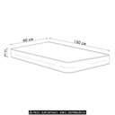 Ver imagem 4 de Colchão Berço Infantil 60x130x10cm com Espuma D18 Sonhar U01 - Mpozenato