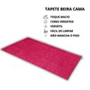 Ver imagem 3 de Tapete Beira de Cama 66x120 Oasis Shaggy Rosa Pink