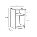 Ver imagem 4 de Mesa Lateral Infantil Pietra 100% Mdf