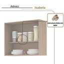 Ver imagem 2 de Aéreo 2 Portas Cozinha Isabela Amêndoa Off White
