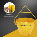 Ver imagem 4 de Balde Caçamba 50 Litros para Guincho Hidráulico e de Coluna Menegotti Cor Amarelo