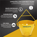 Ver imagem 5 de Balde Caçamba 50 Litros para Guincho Hidráulico e de Coluna Menegotti Cor Amarelo